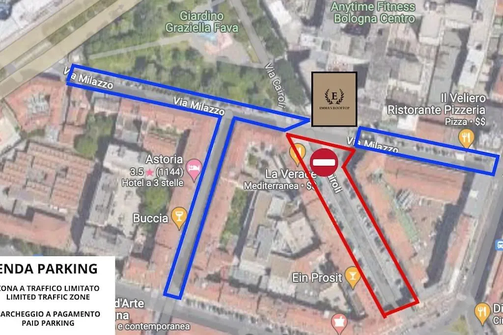 Via Indipendenza - Attico Di Lusso Con Piscina Daire Bolonya